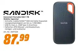 MediaMarkt Sandisk extreme portable ssd 1 tb mobiler speicher Angebot