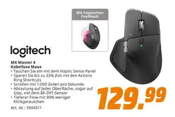 MediaMarkt Logitech mx master 4 kabellose maus Angebot