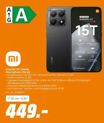 MediaMarkt Xiaomi 15t 256gb smartphone Angebot