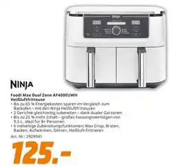 MediaMarkt Ninja foodi max dual zone af400euwh heißluftfritteuse Angebot