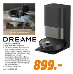 MediaMarkt Dreame x50 ultra complete saug- und wischroboter Angebot