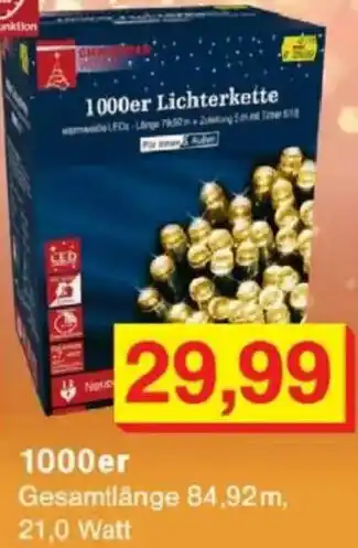 Jawoll 1000er Lichterkette Angebot