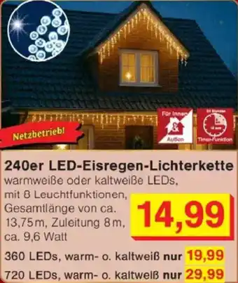 Jawoll 240er LED-Eisregen-Lichterkette Angebot