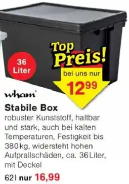 Jawoll wham Stabile Box Angebot