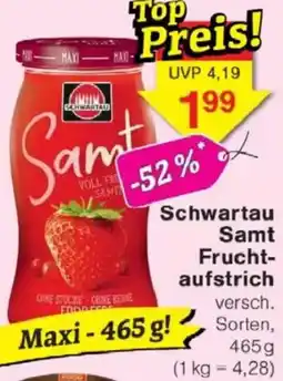 Jawoll Schwartau Samt Fruchtaufstrich Angebot