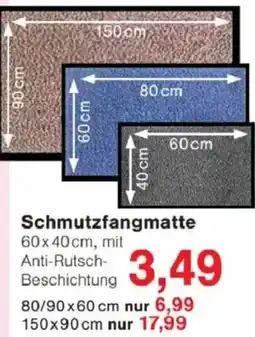 Jawoll Schmutzfangmatte Angebot