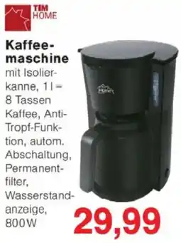 Jawoll TIM HOME Kaffeemaschine Angebot