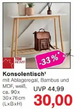 Jawoll TIM HOME Konsolentisch Angebot