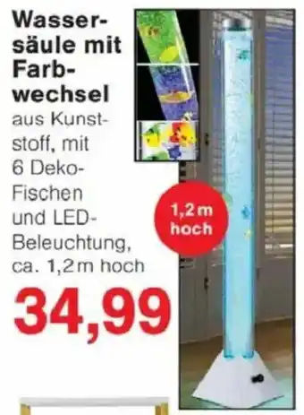 Jawoll Wassersäule mit Farbwechsel Angebot