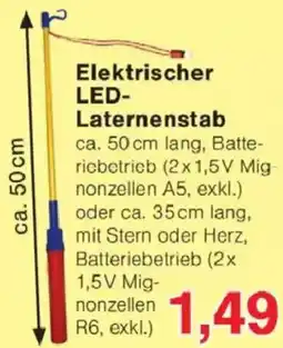 Jawoll Elektrischer LED- Laternenstab Angebot