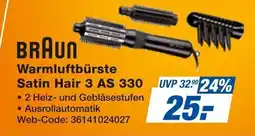 Expert BRAUN Warmluftbürste Satin Hair 3 AS 330 Angebot