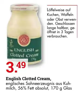 Handelshof English Clotted Cream 170g Angebot