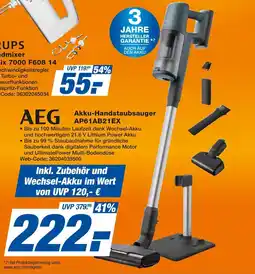 Expert AEG Akku-Handstaubsauger AP61AB21EX Angebot