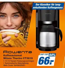 Expert Rowenta Kaffeeautomat Milano Thermo CT3818 Angebot