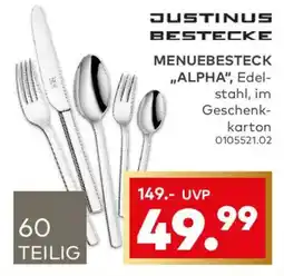 porta Justinus bestecke menuebesteck ,,alpha" Angebot