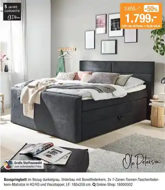 Opti Wohnwelt Boxspringbett Ole Peterson Angebot