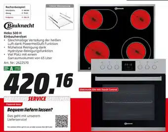 MediaMarkt Bauknecht Einbauherdset Heko 500 H Angebot