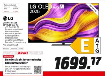 MediaMarkt LG OLED 65 G56 LS 65" OLED evo TV Angebot
