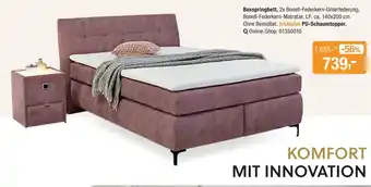 Opti Wohnwelt Boxspringbett Angebot