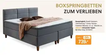 Opti Wohnwelt Boxspringbett Angebot