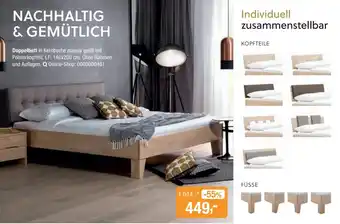 Opti Wohnwelt Doppelbett Angebot
