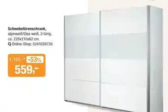Opti Wohnwelt Schwebetürenschrank Angebot