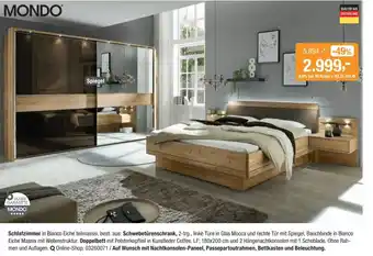 Opti Wohnwelt MONDO Schlafzimmer Angebot
