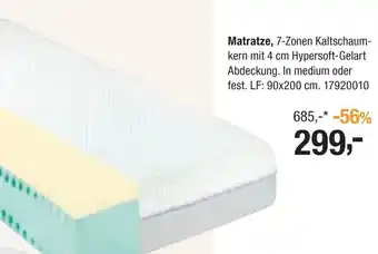 Opti Wohnwelt HEMAFA Matratze Angebot