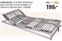 Opti Wohnwelt HEMAFA Lattenrahmen Angebot