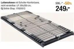 Opti Wohnwelt HEMAFA Lattenrahmen Angebot