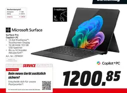 MediaMarkt Microsoft Surface Surface Pro Copilot+ PC Angebot