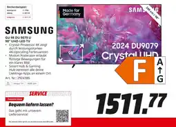 MediaMarkt SAMSUNG GU 98 DU 9079 U 98" UHD-LED TV Angebot