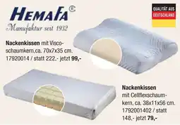 Opti Wohnwelt HEMAFA Nackenkissen Angebot