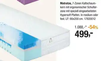 Opti Wohnwelt HEMAFA Matratze Angebot