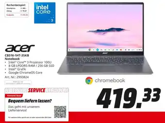 MediaMarkt acer Notebook CB516-1HT-35KB Angebot