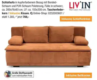 Opti Wohnwelt Schlafsofa LIV'IN Angebot