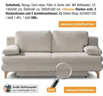 Opti Wohnwelt Schlafsofa LIV'IN Angebot