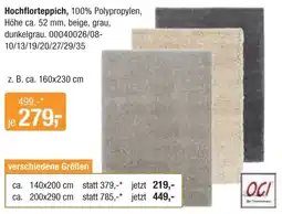 Opti Wohnwelt OCI Hochflorteppich Angebot