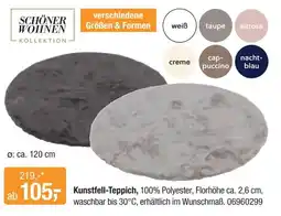 Opti Wohnwelt SCHÖNER WOHNEN Kunstfell-Teppich Angebot