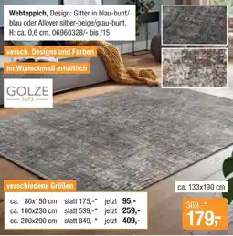 Opti Wohnwelt Webteppich GOLZE Angebot