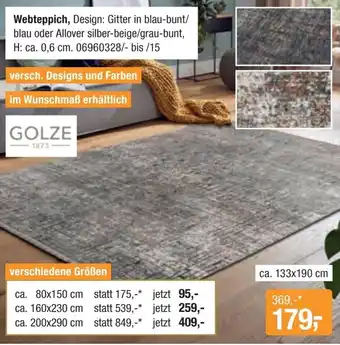 Opti Wohnwelt Webteppich GOLZE Angebot