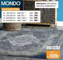 Opti Wohnwelt MONDO Webteppich Angebot