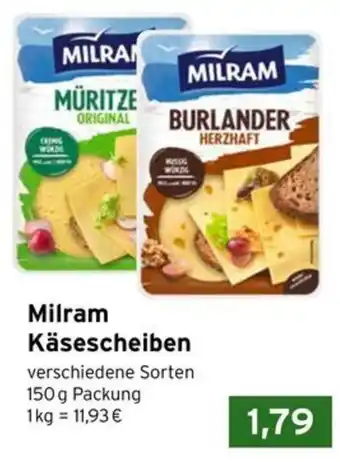 CAP Markt Milram Käsescheiben Angebot