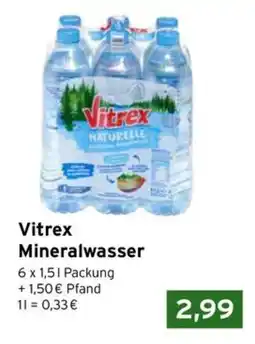 CAP Markt Vitrex Mineralwasser Angebot