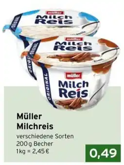 CAP Markt Müller Milchreis Angebot