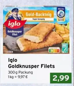 CAP Markt Iglo Goldknusper Filets Angebot