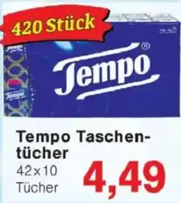 Jawoll Tempo Taschen- tücher 42x10 Tücher Angebot