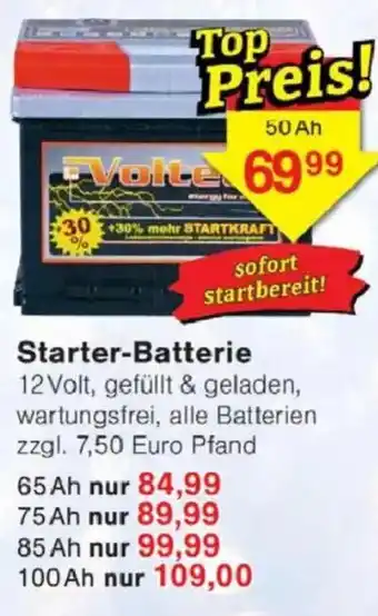 Jawoll Starter-Batterie 50Ah Angebot