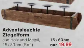 Jawoll Adventsleuchte Ziegelform 15 x 60 cm Angebot