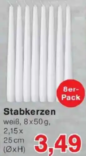 Jawoll Stabkerzen 8er- Pack Angebot